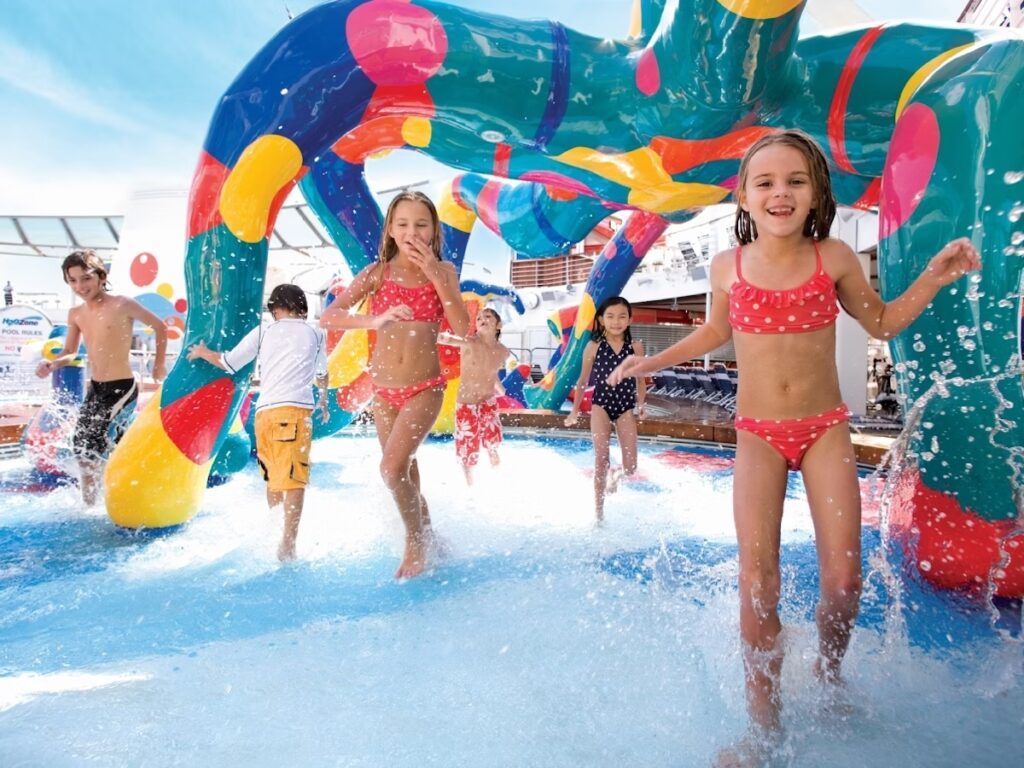 royal caribbean children kids rci oasis sportzone h20 zone kids waterpark